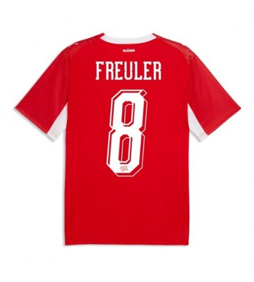 Schweiz Remo Freuler #8 Replika Hemmatröja VM 2026 Kortärmad